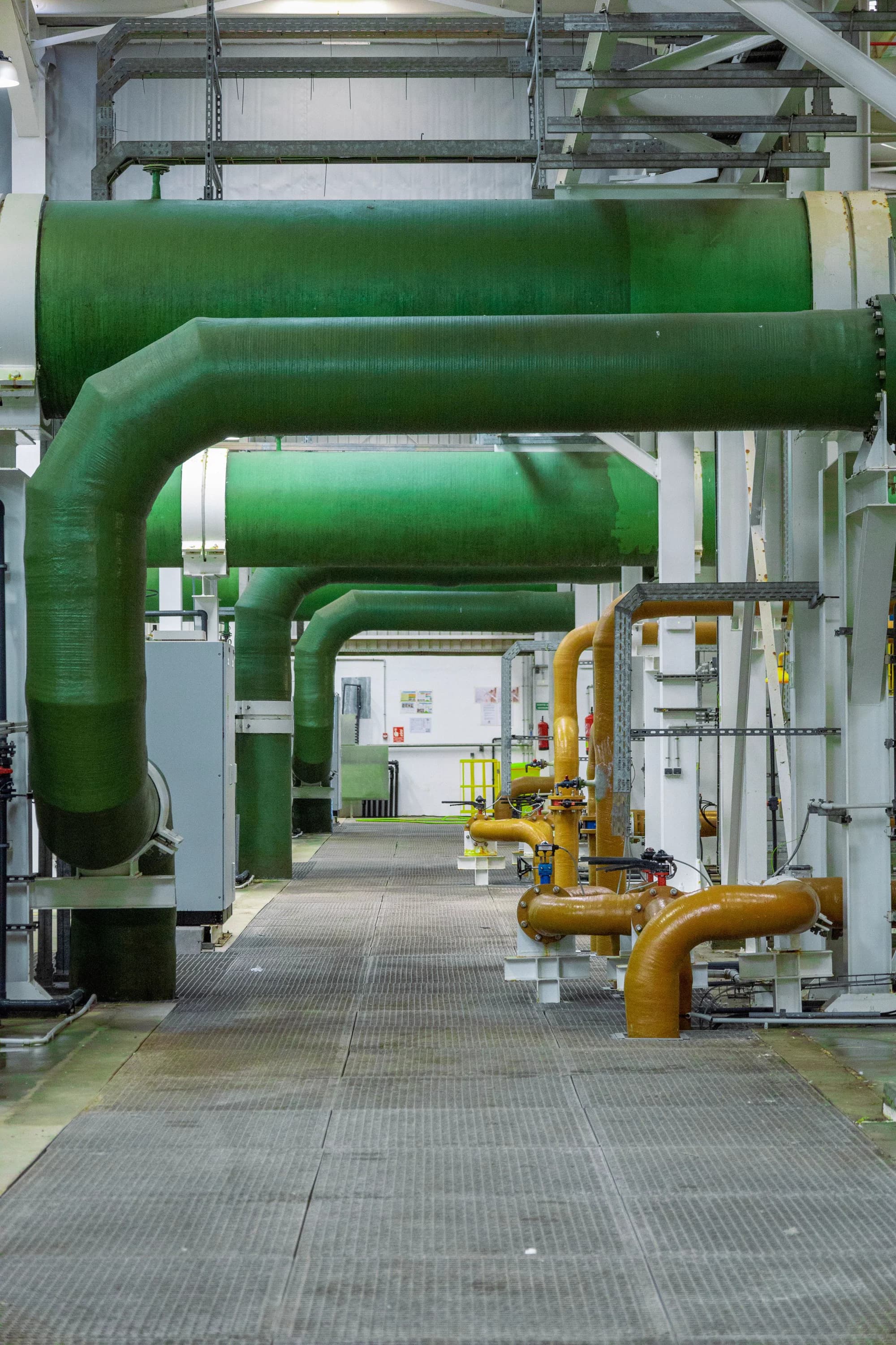 Industrial treatment piping and equipment